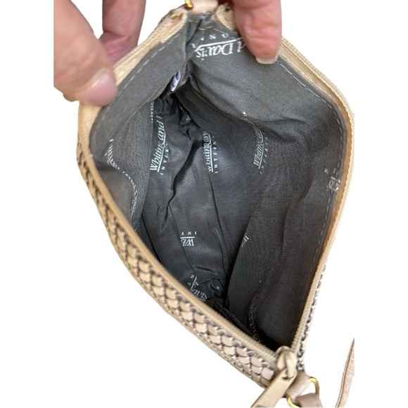 WHITING & DAVIS International Vintage Y2K Mini Crossbody Bag Mesh Blush Pink - Picture 12 of 14